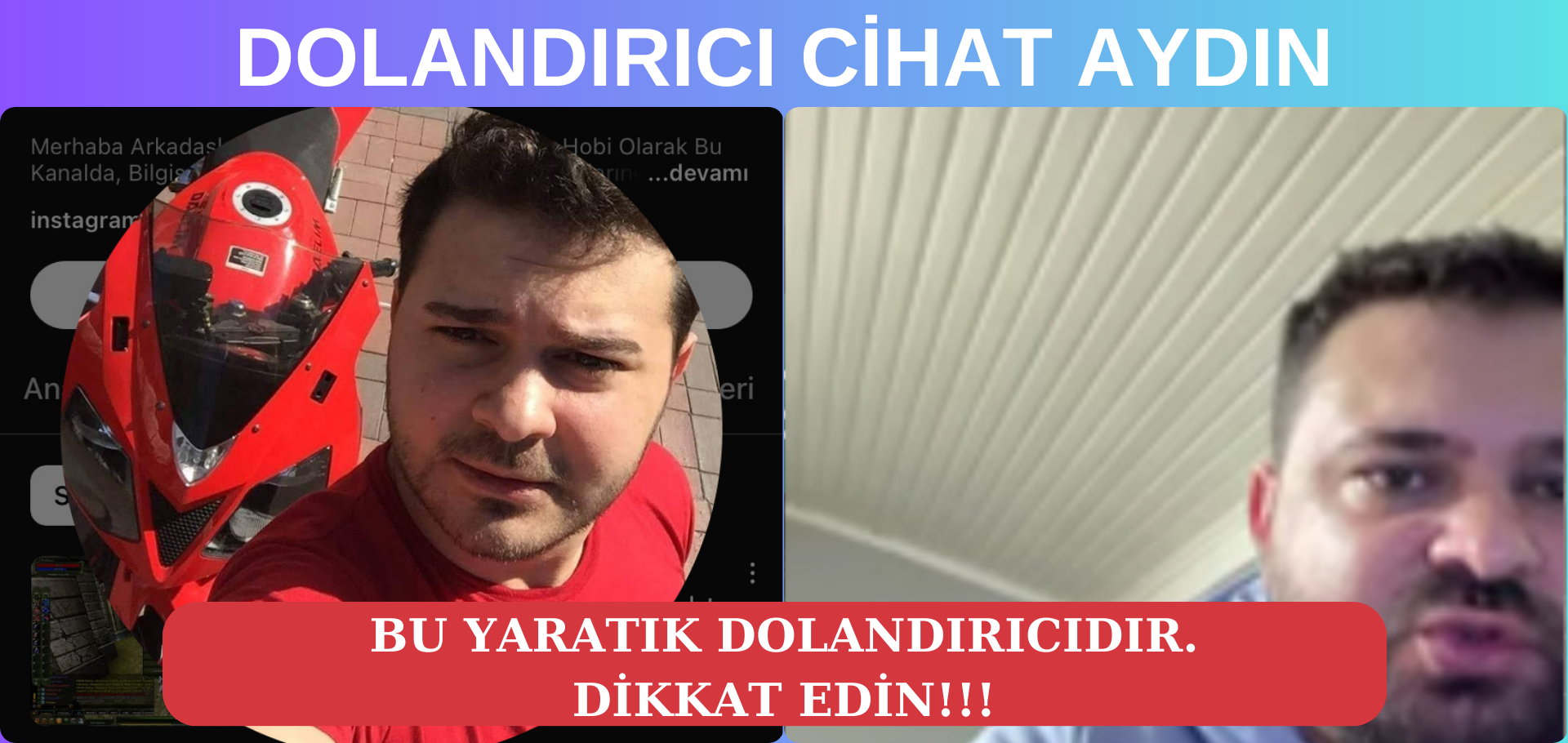 DOLANDIRICI CİHAT AYDIN
